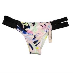 Victoria's secret itsy bikini abstract floral dye